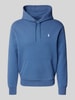 Polo Ralph Lauren Hoodie mit Label-Stitching und Känguru-Tasche Ocean