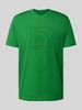 ARMANI EXCHANGE T-shirt met geribde ronde hals Groen