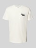 Tommy Jeans Slim Fit T-Shirt aus reiner Baumwolle Offwhite