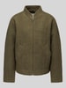 Selected Regular Fit Blouson aus Woll-Mix Modell 'JACQUELINE' Oliv