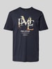 PME Legend T-Shirt mit Label-Print Marine