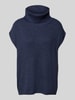 Christian Berg Woman Relaxed Fit Pullunder aus Viskose-Mix mit Rollkragen Dunkelblau Melange