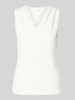 Selected Femme Tanktop mit Raffungen Modell 'TENNY' Offwhite