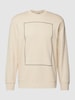 ARMANI EXCHANGE Sweatshirt met labelprint Beige