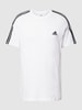 ADIDAS SPORTSWEAR T-shirt met labelstitching Wit