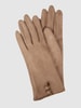EEM Touchscreen-Handschuhe in Veloursleder-Optik Taupe