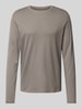 Christian Berg Men Longsleeve mit Rundhalsausschnitt Stein