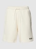 REVIEW Sweatshorts mit elastischem Bund Ecru