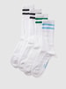 REVIEW Socken mit Kontraststreifen im 4er-Pack Weiss