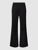 MAC Broek met opgestikte zakken, model 'WIDE LEG JUMP' Zwart