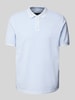 Marc O'Polo Regular Fit Poloshirt aus reiner Baumwolle mit Logo-Stitching Bleu