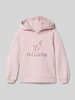 s.Oliver RED LABEL Regular Fit Hoodie mit Glitzerprint Hellrosa