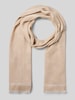 HUGO Sjaal van pure viscose, model 'LASO' Beige