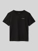 Calvin Klein Jeans T-Shirt mit Label-Print Black