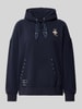 Smith and Soul Oversized Hoodie aus Baumwoll-Mix mit Nieten-Details Marine