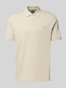 BOSS Orange Regular Fit Poloshirt mit Label-Stitching Modell 'Interlock' Sand