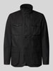 Barbour Funktionsjacke mit gewachstem Twill Black