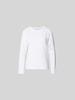 Juvia Longsleeve mit Rundhalsausschnitt Weiss
