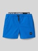 Jack & Jones Badehose mit elastischem Logo-Bund Modell 'MAUI' Royal