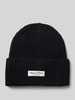 Marc O'Polo Beanie met labelpatch Zwart