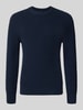 MCNEAL Regular Fit Strickpullover aus reiner Baumwolle Marine