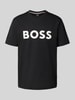 BOSS Regular Fit T-Shirt aus reiner Baumwolle Black