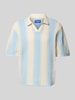 Jack & Jones Strickshirt mit Polokragen Modell 'ACAPULCO' Hellblau