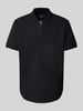 MCNEAL Poloshirt mit kurzem Reißverschluss Black