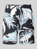 Tommy Hilfiger Regular Fit Bermudas mit Allover-Muster Black
