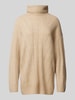 Only Loose Fit Strickpullover mit breitem Umschlag Modell 'JEANETT' Sand