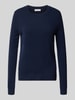 Christian Berg Woman Gebreide pullover van puur kasjmier Donkerblauw