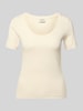 Weekend Max Mara Regular Fit T-Shirt aus Baumwoll-Mix Modell 'WKDMULTIJ' Weiss