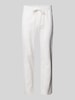 Only & Sons Cropped Stoffhose aus Leinen-Mix Modell 'LINUS' Weiss