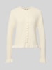 mbyM Strickjacke mit Rundhalsausschnitt Modell 'Celandia' Offwhite