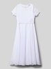 Weise Regular fit jurk met kant Wit