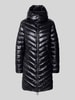 Christian Berg Woman Selection Płaszcz pikowany z kapturem Czarny