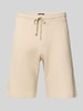 MCNEAL Regular Fit Shorts mit Strukturmuster Beige