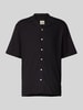 Redefined Rebel Regular Fit Freizeithemd mit Reverskragen Modell 'PAUL' Black