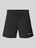 CHAMPION Regular fit zwembroek met labelstitching Zwart