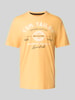 Tom Tailor Regular Fit T-Shirt aus reiner Baumwolle Apricot
