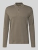 Christian Berg Men Regular Fit Poloshirt aus reiner Baumwolle Metallic Gruen