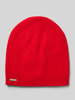 Seeberger Beanie mit Label-Detail Rot