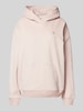 Calvin Klein Jeans Hoodie met labelpatch Lichtroze