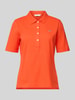 Gant Poloshirt met labelstitching Koraal