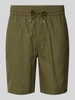 Matinique Shorts mit elastischem Bund Modell 'barton' Khaki