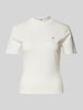 Tommy Hilfiger T-shirt met labelstitching, model 'CODY' Wit