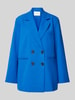 YAS Oversized blazer met reverskraag, model 'LIKKA' Blauw