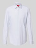 HUGO Slim Fit Business-Hemd mit Knopfleiste Modell 'Kenno' Weiss