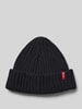 Levi's® Czapka beanie z naszywką z logo Czarny