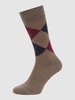 Burlington Socken aus Schurwollmischung Modell 'Edinburgh' Beige